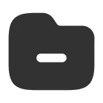 Folder Remove SVG Icon